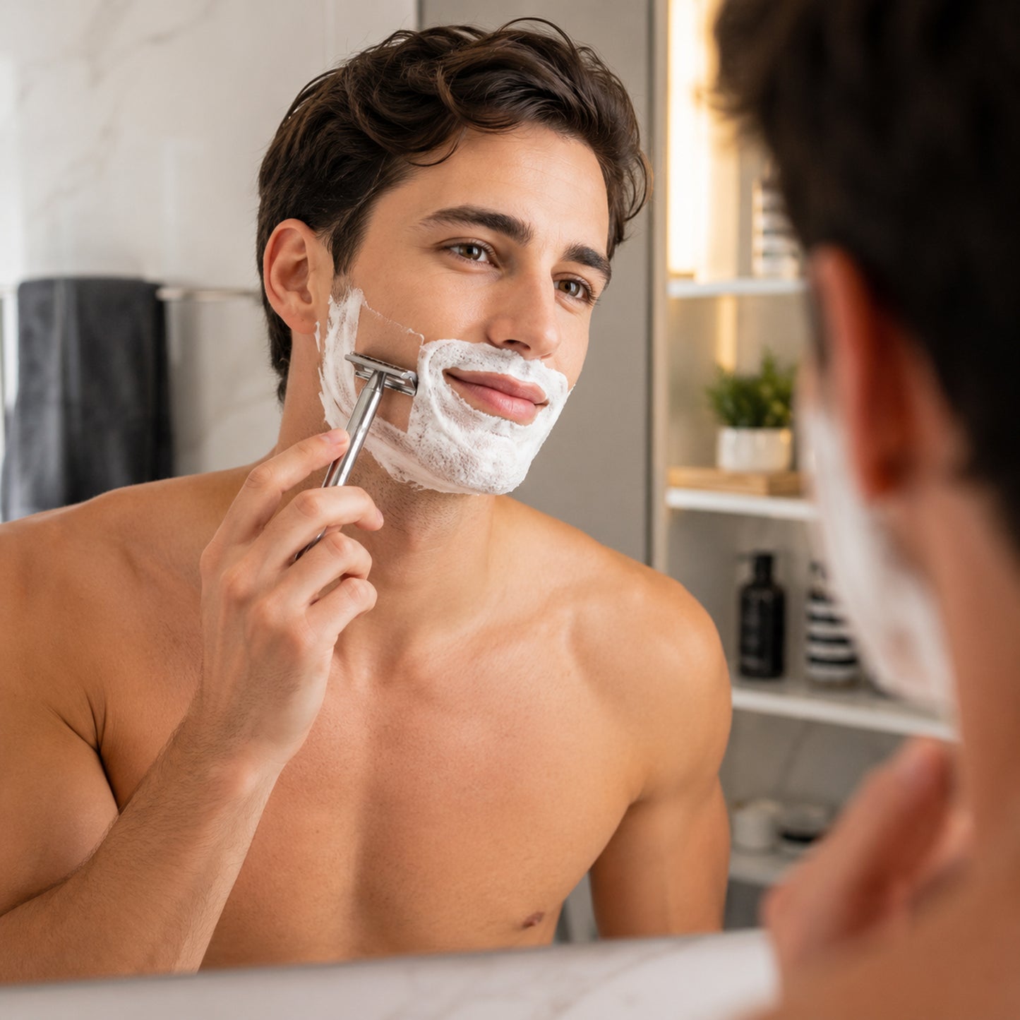 Classic Double Edge Shaving Razor for Men (1 Pc Mix Color)