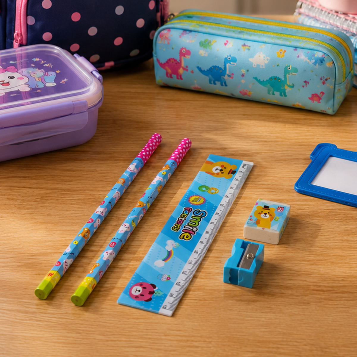 Fun & Functional! 5-in-1 Cartoon Pencil Set for School & Play (5 Pc)