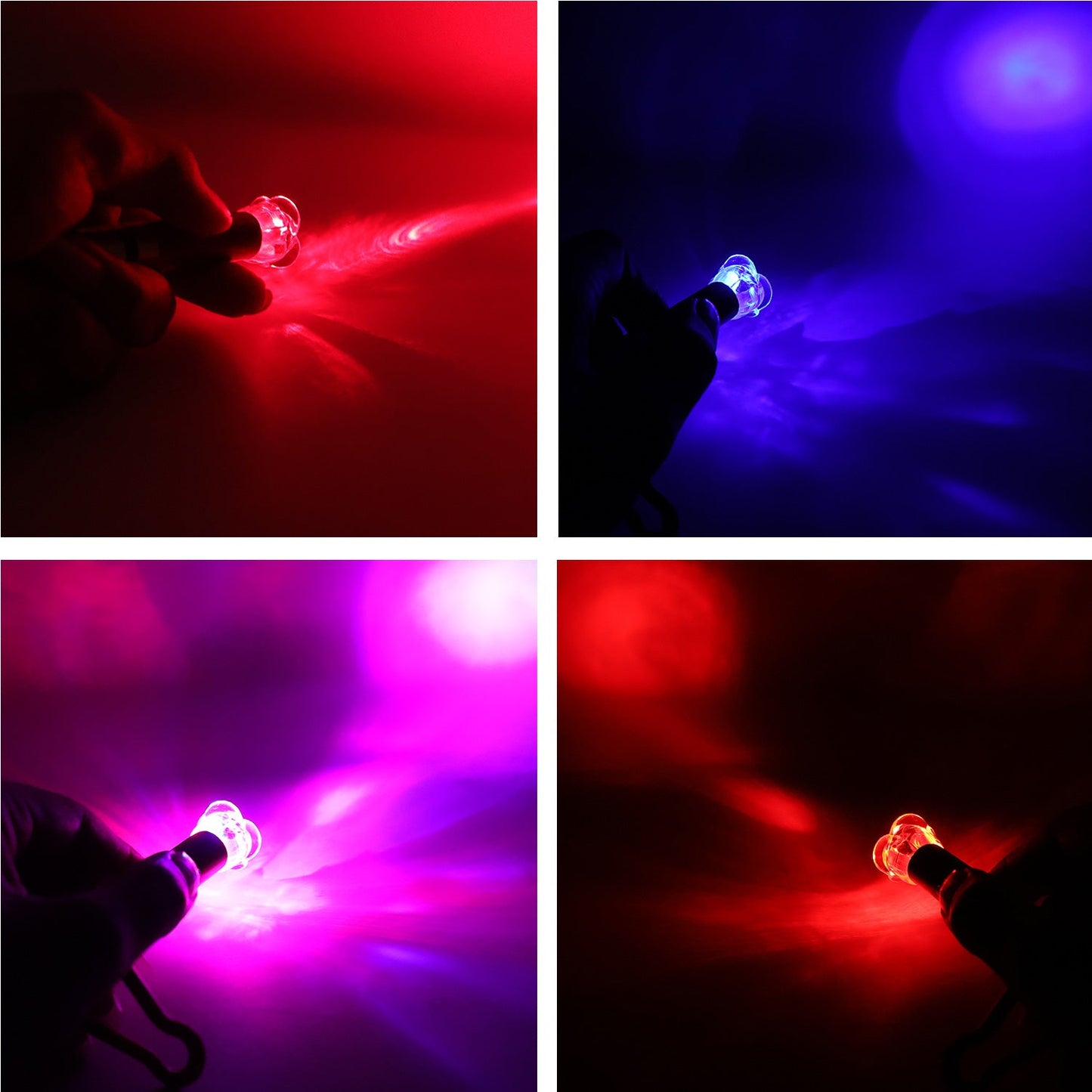 4 in1 Laser Light, LED Flashlight + Torch Keychain + Laser Pointer
