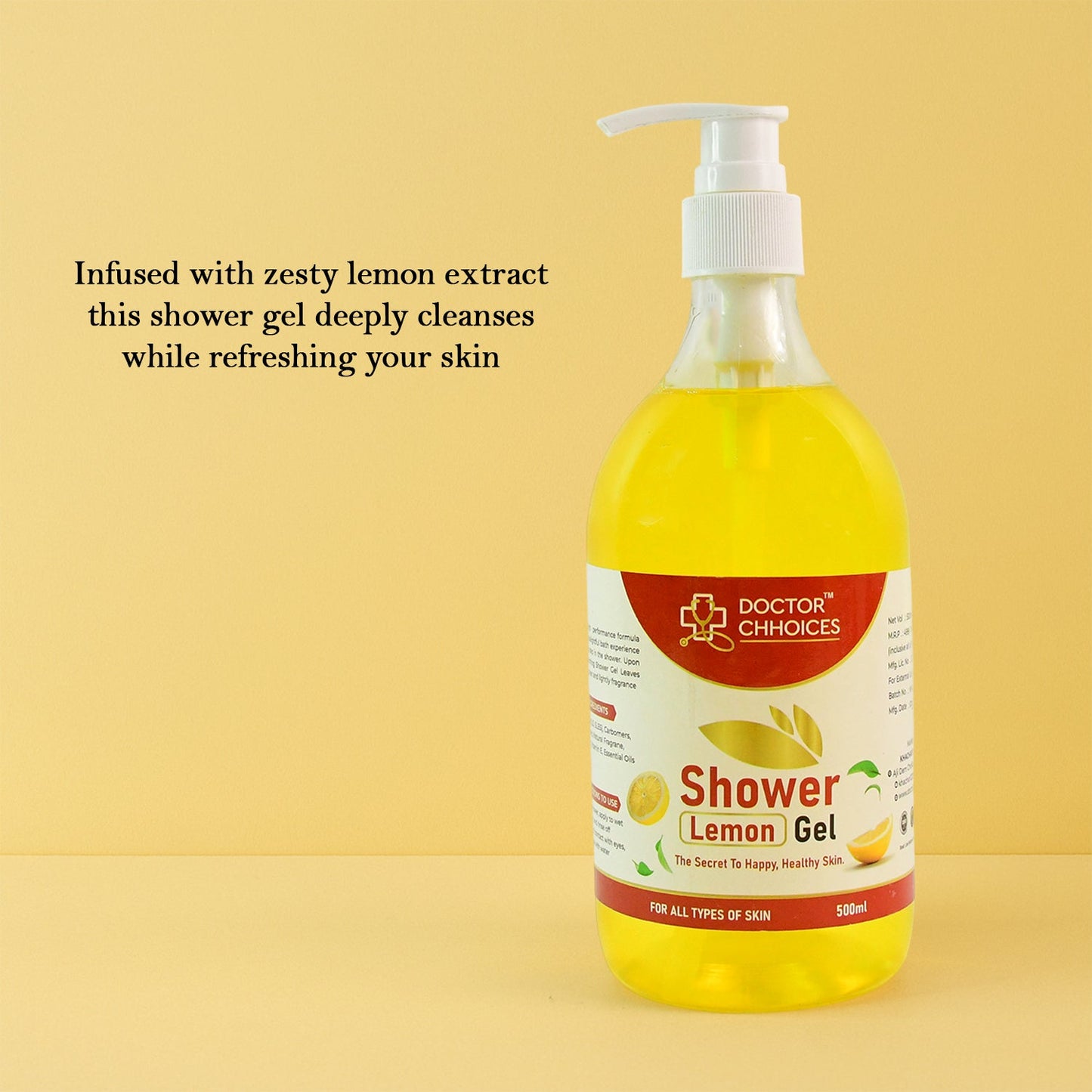 Doctor Chhoices / Choices Lemon Shower Gel â€“ 500ml (1 Pc)