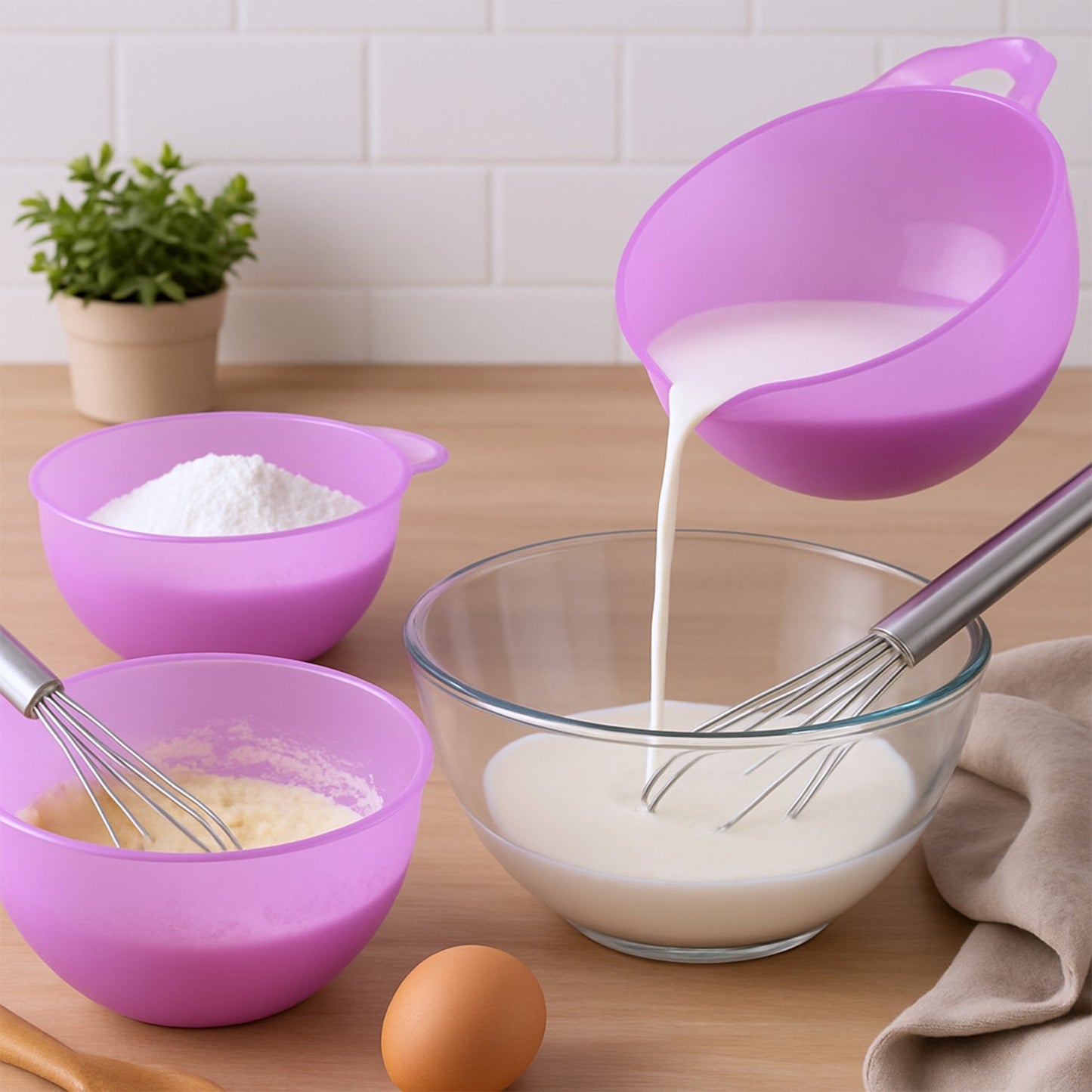 Apex Mix & Measure Prep Bowl Set â€“ 3 Pieces