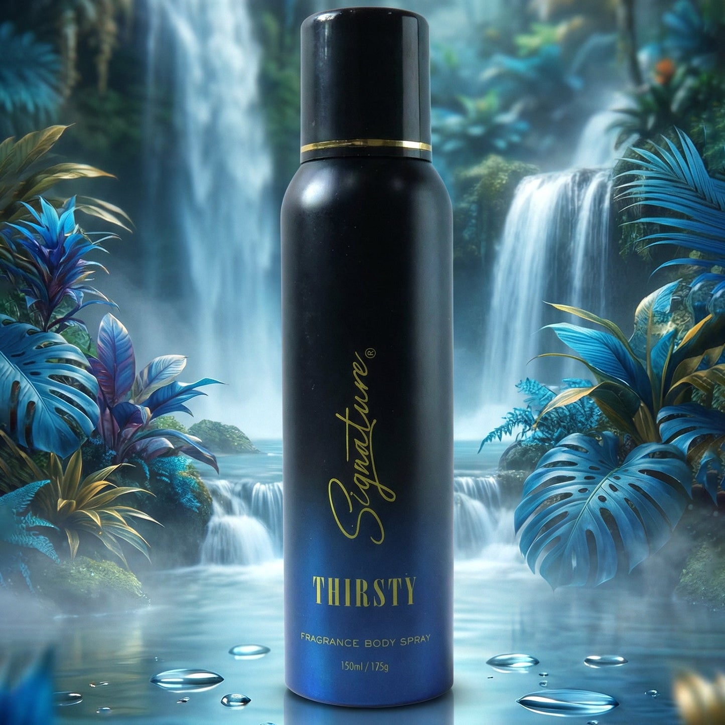 Signature premium deodorant thirsty scent packaging