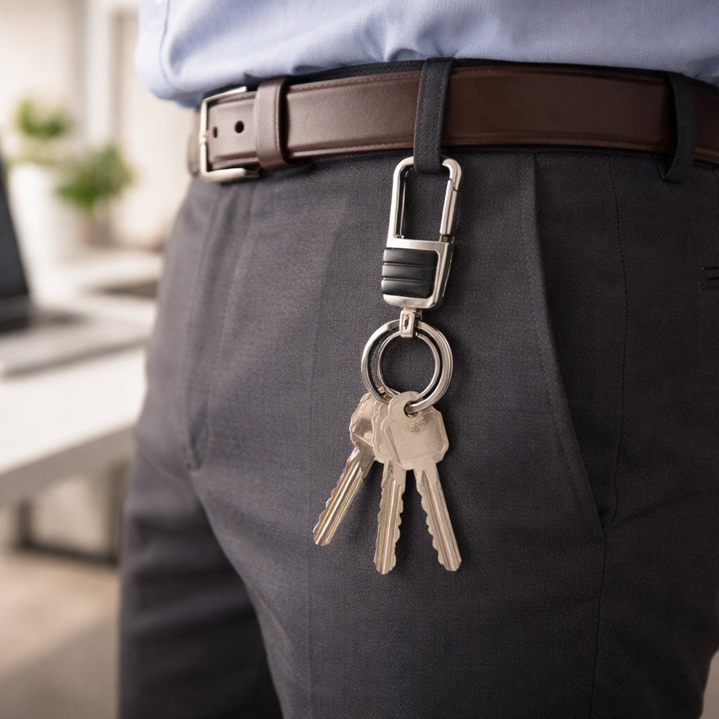 Premium Metal Heavy Duty Stylish Keychain (1 Pc)