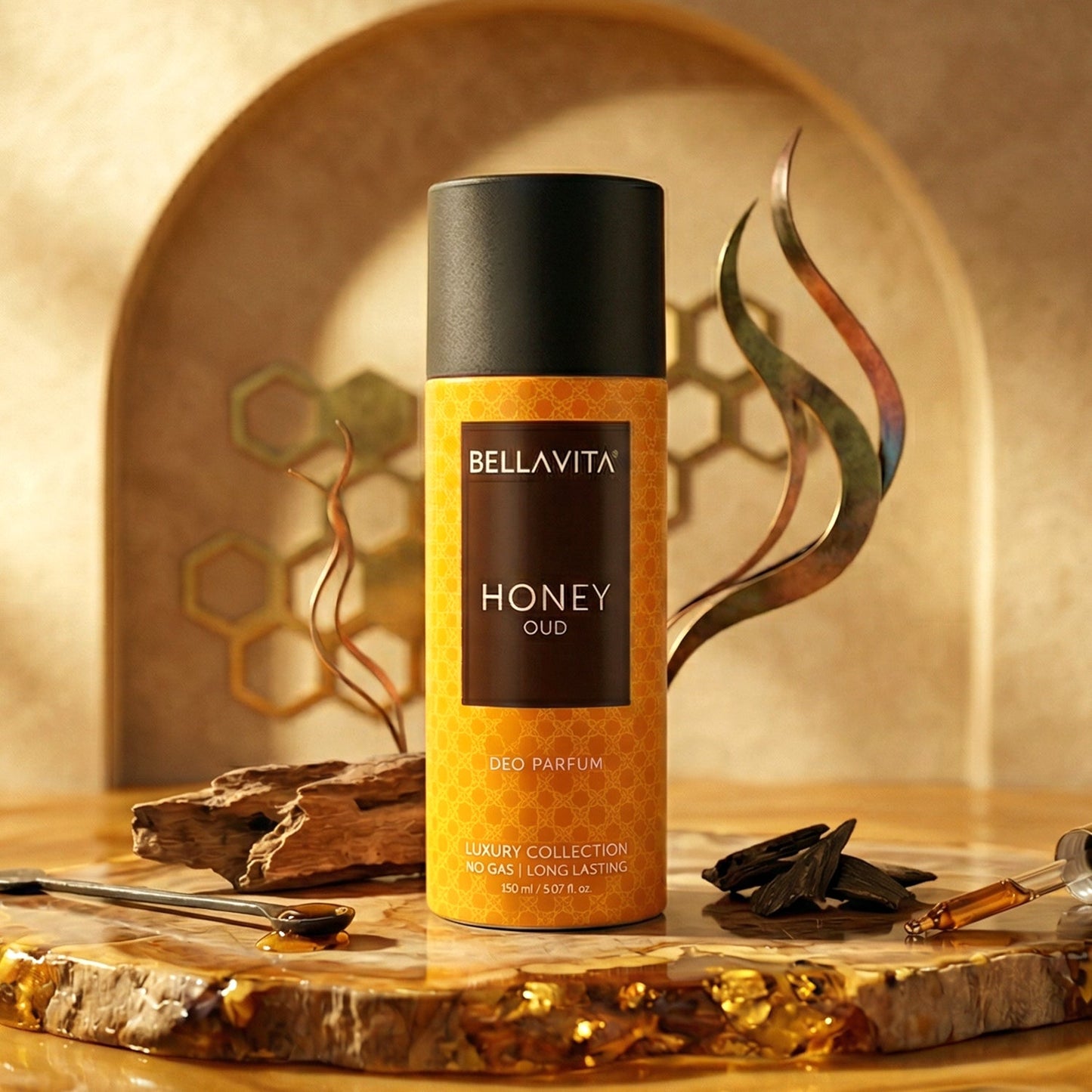 Bellavita Premium Honey Oud Deo Perfume (150 ML)