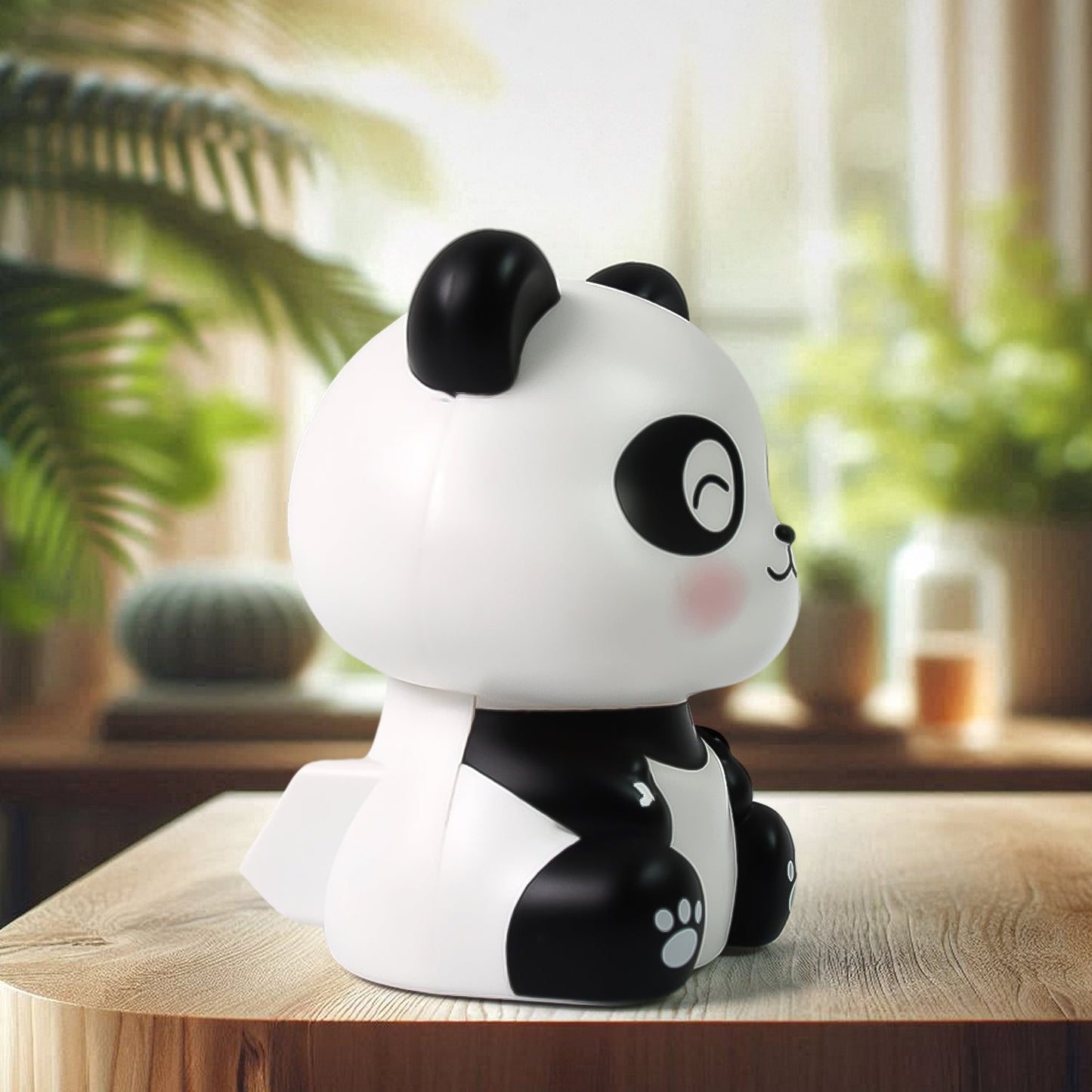 Solar Powered Moving Panda Car Dashboard Decoration – 1 Pc