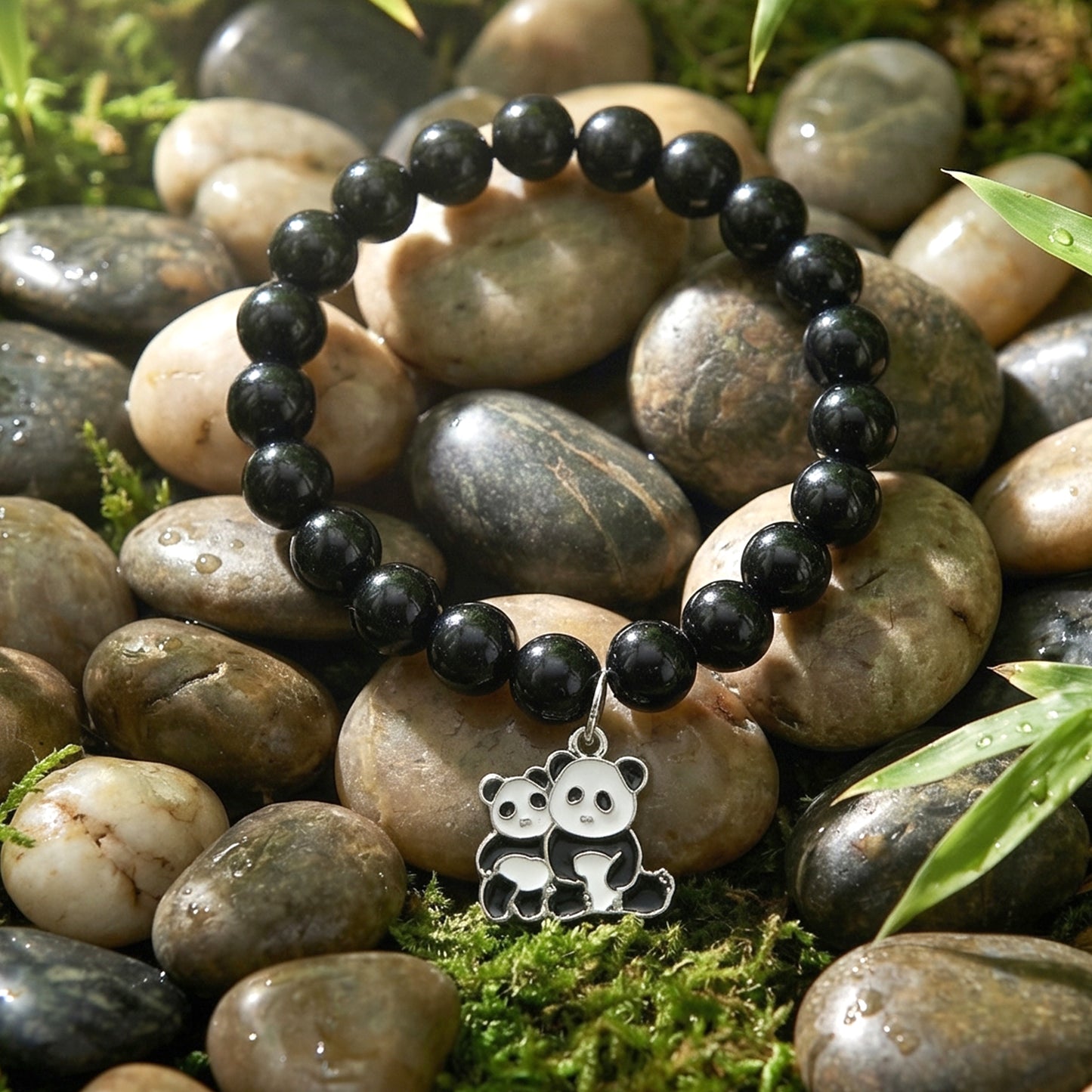 Premium Multicolor Pastel Bead Stretch Bracelet (1 Pc)