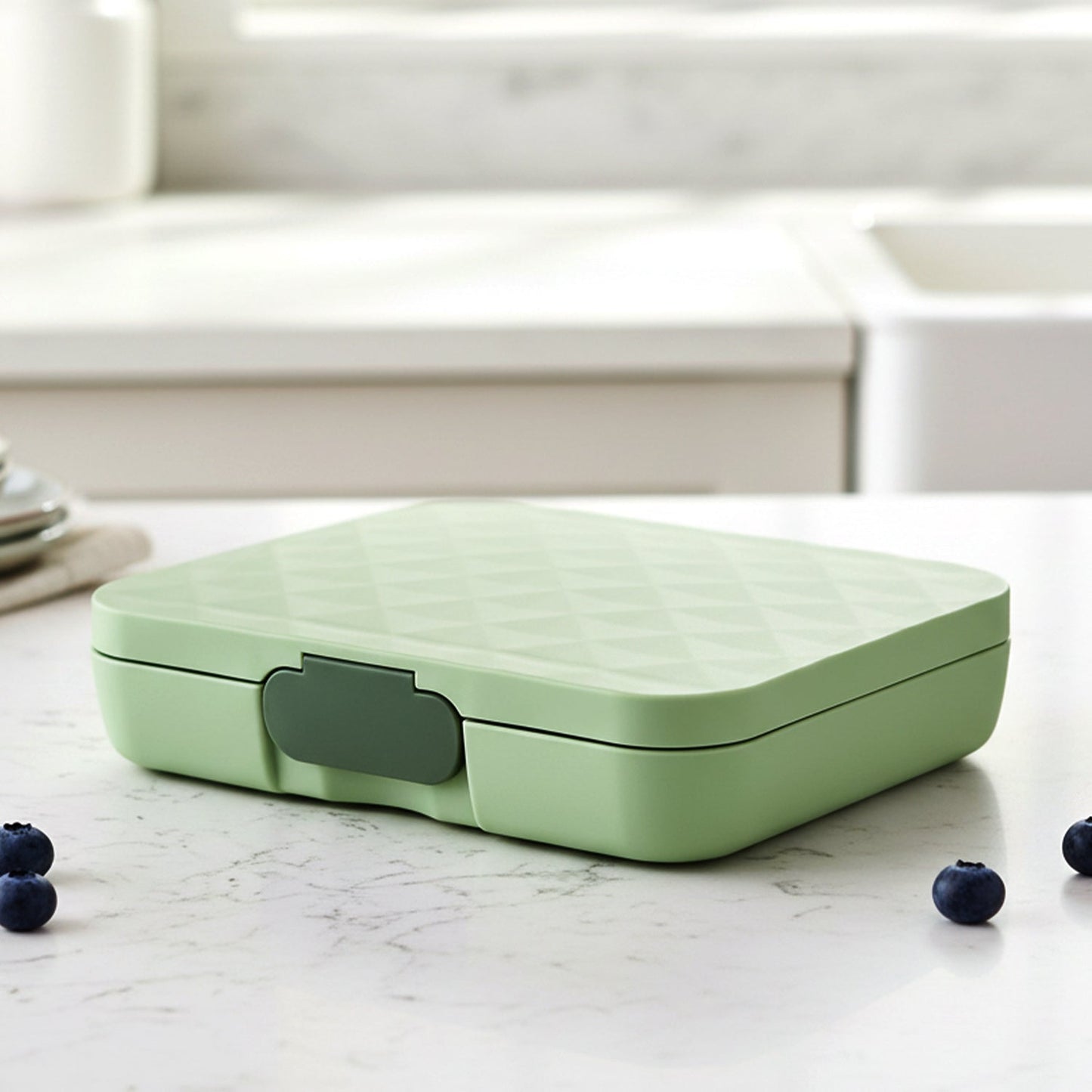 Fresca Stainless Steel 3 Compartment Lunch Box (1 Pc)