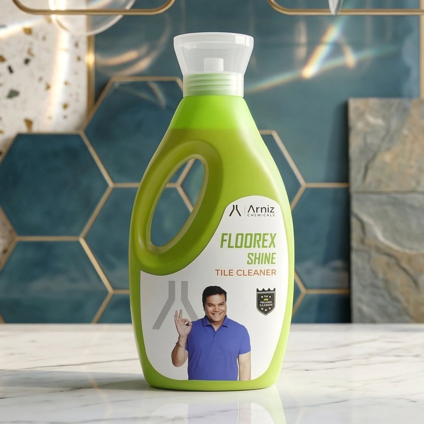 Tile Cleaner Liquid Floor Cleaning Solution for Tiles Marble and Floor Surfaces (1 Ltr)