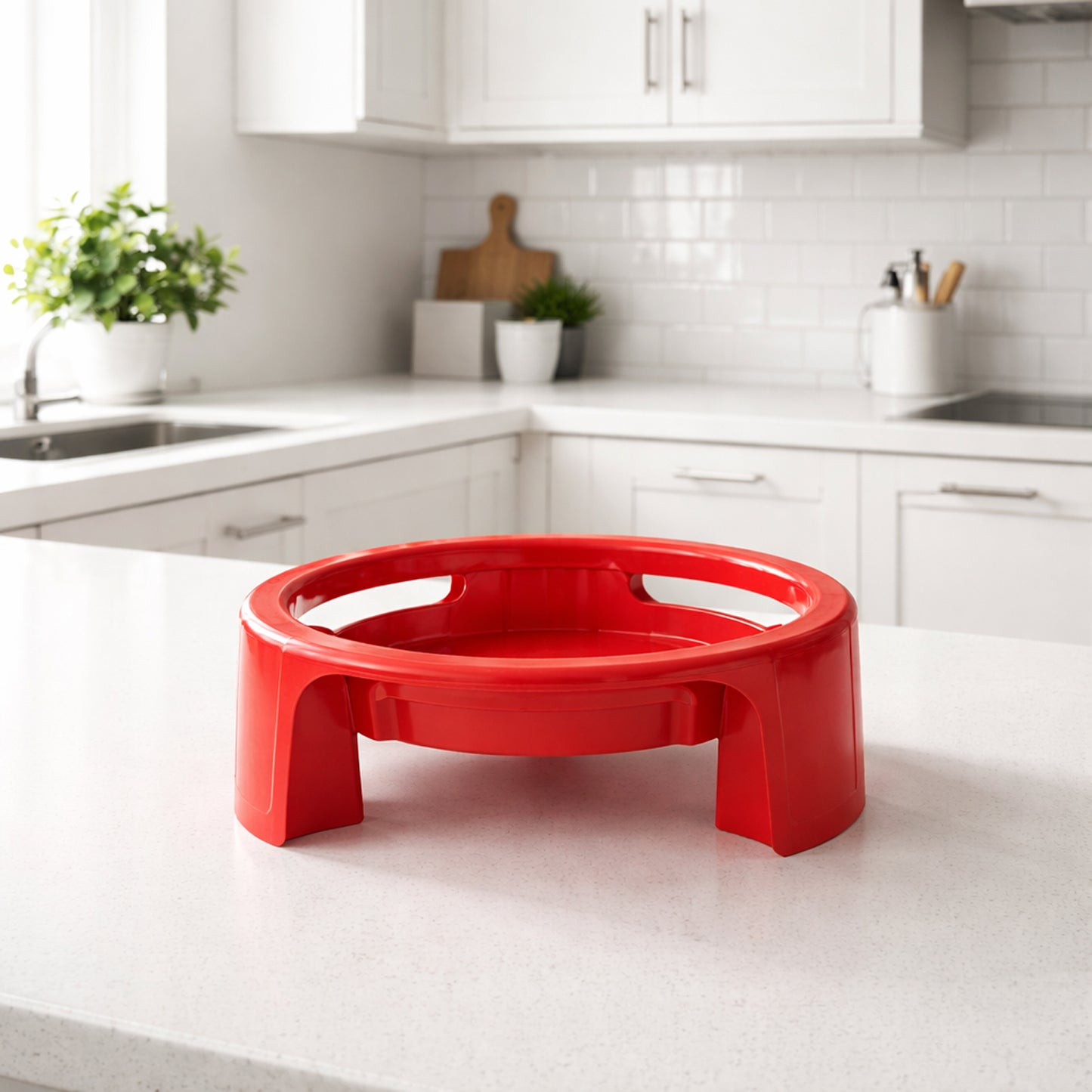 Unbreakable Plastic Matka Stand | Multipurpose Pot Stand