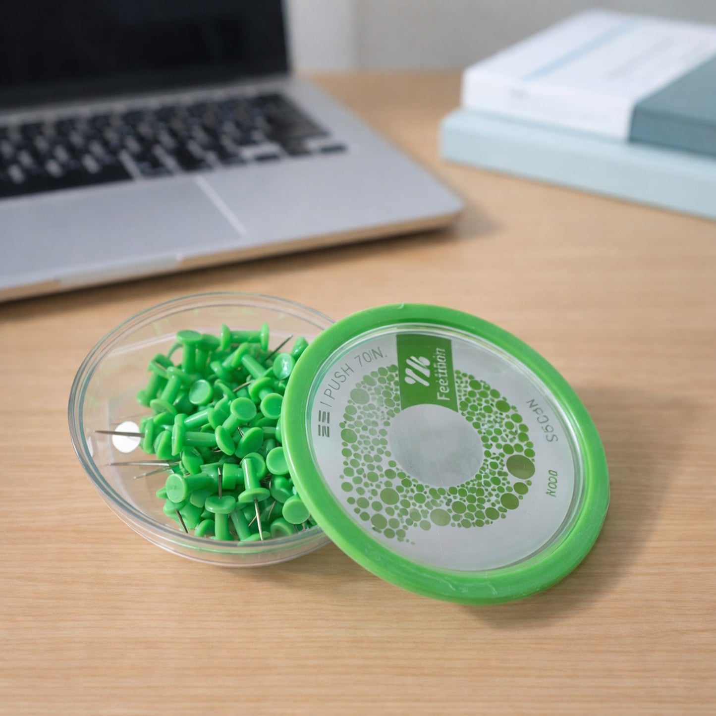 Heavy-Duty Plastic Head Push Pins Set (70 Pcs Set)