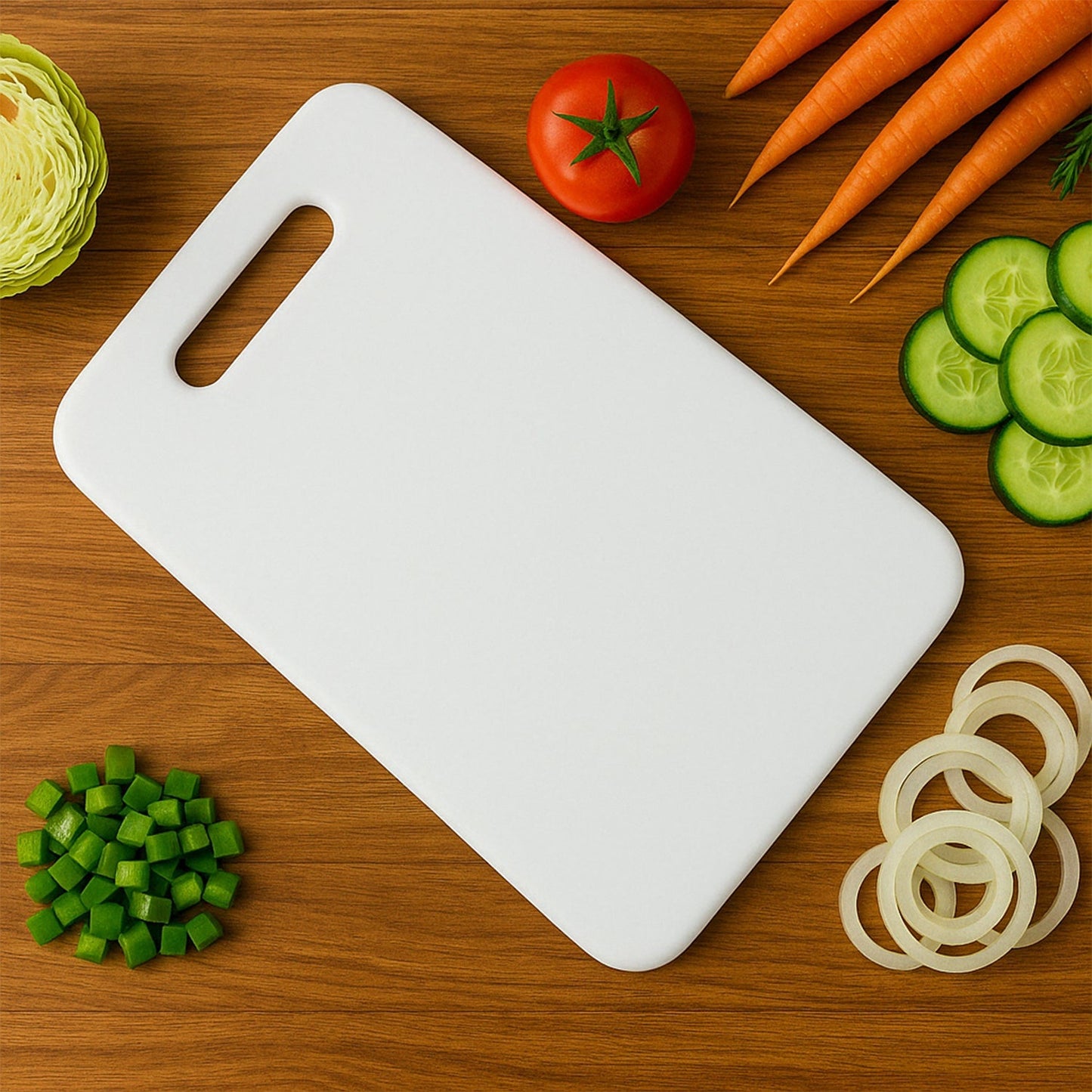 Apex Medium Plastic Chopping Board (36Ã—23 Cm / 1 Pc)