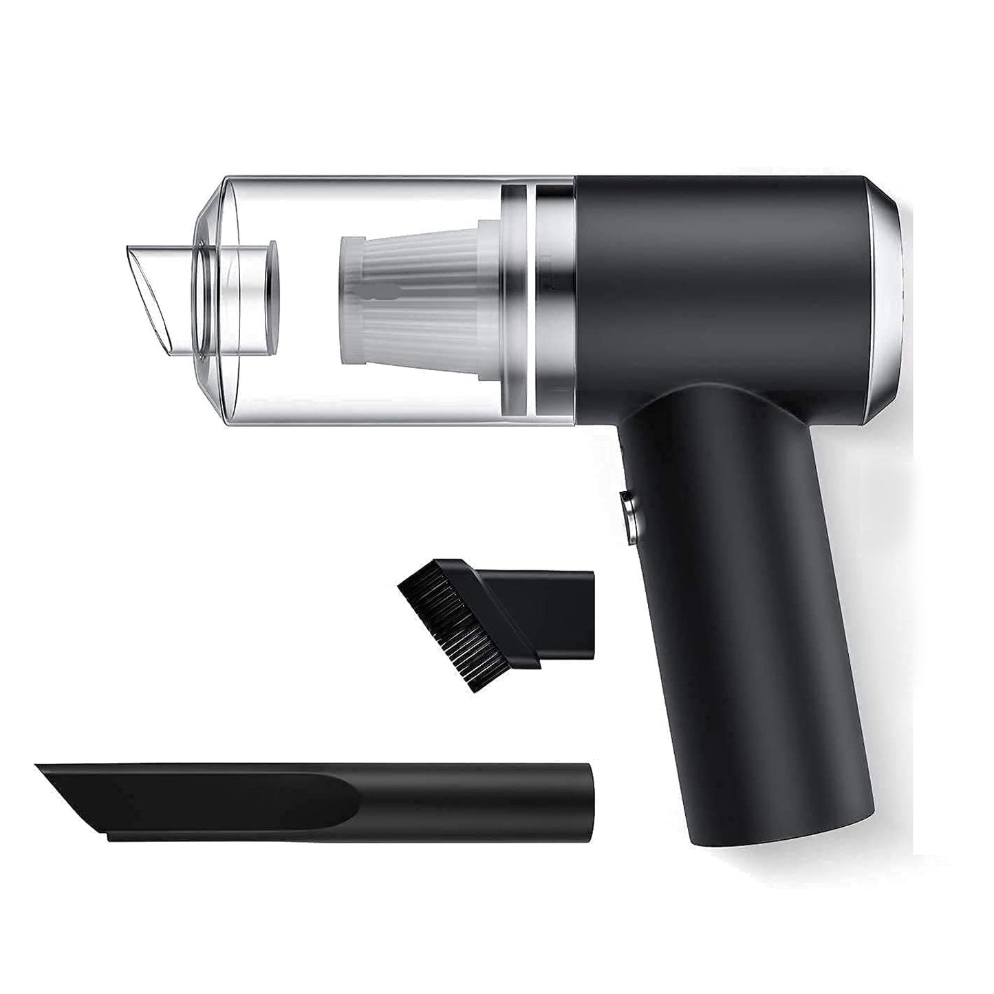 2 in 1 Wireless Vacuum Cleaner â€“ 120W Handheld USB Rechargeable for Home & Car (1 Pc)