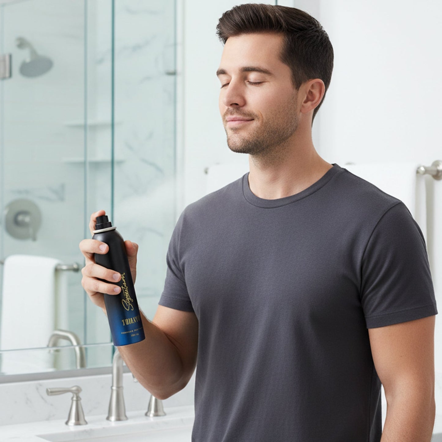 men's thirsty perfume body spray bottle