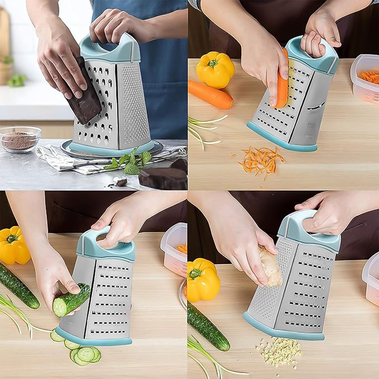 Ritu Hexa Stainless Grater â€“ 7 Functions
