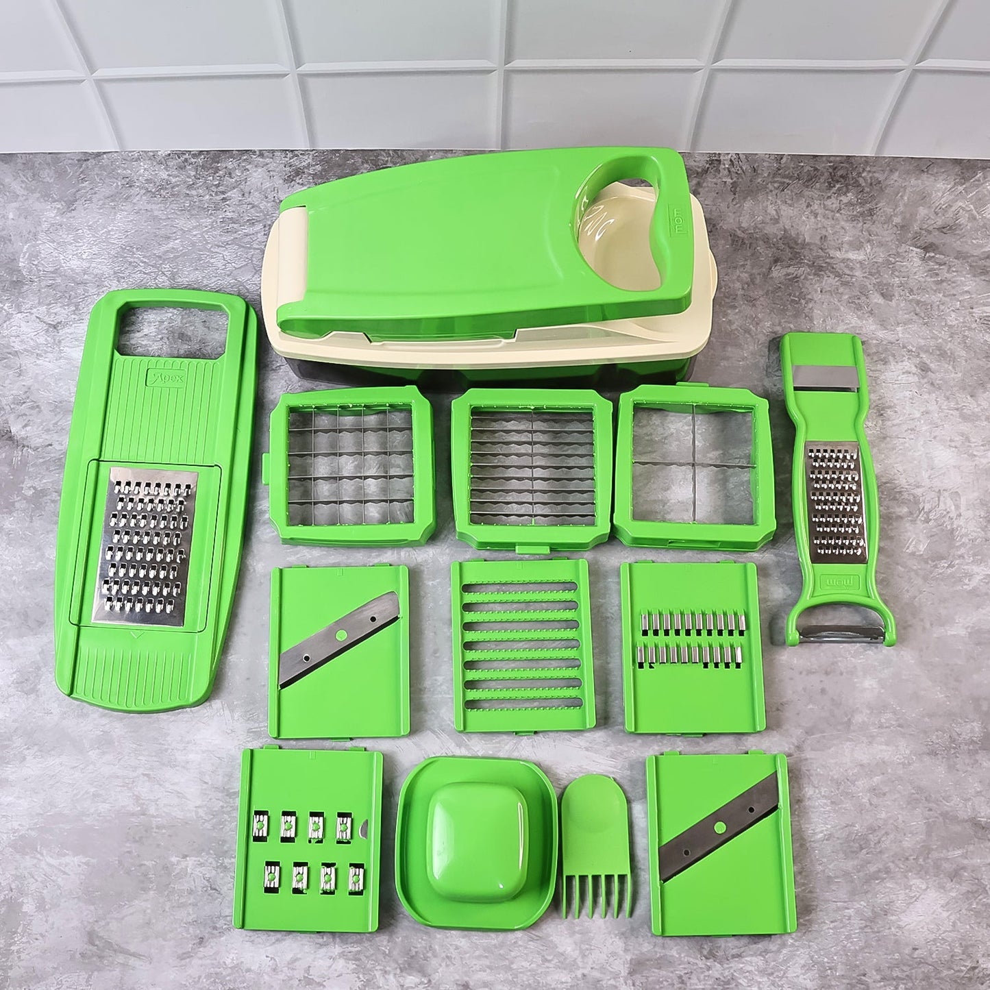 Supermom 14-in-1 Nicer Dicer â€“ Multipurpose Vegetable & Fruit Chopper