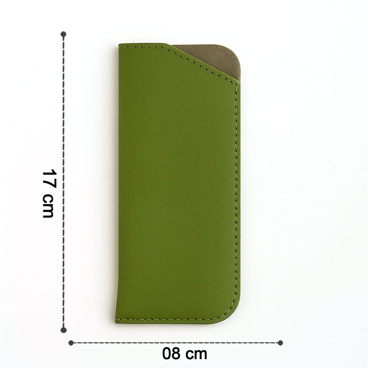 Slim PU Leather Glasses Sleeve - (1 Pc)