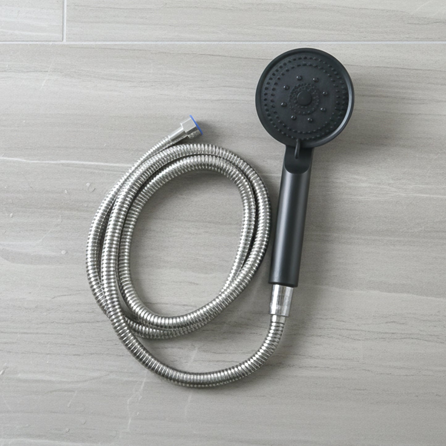 Handheld Bathroom Shower Head with Flexible Stainless Steel Hose 143 Cm Long