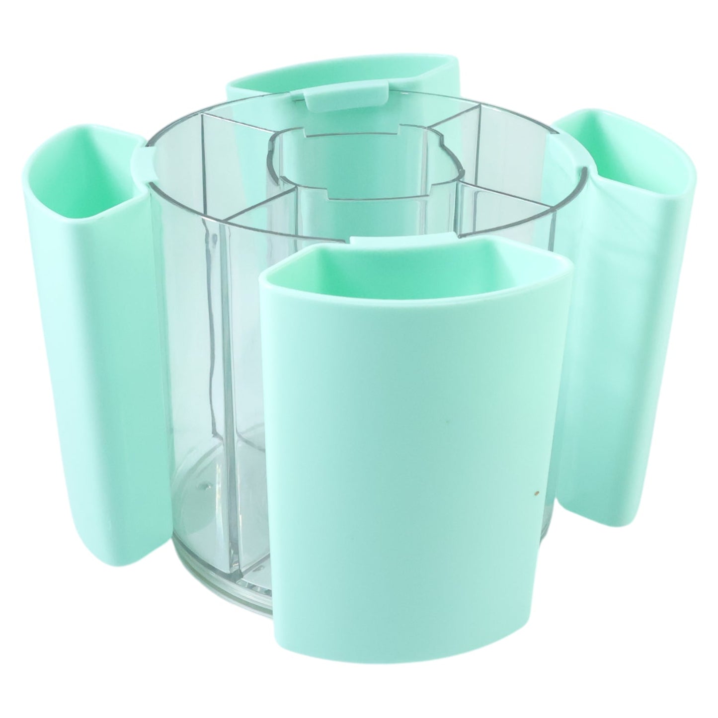 Multipurpose 5 Compartment Rotating Pen Holder (1 Pc)