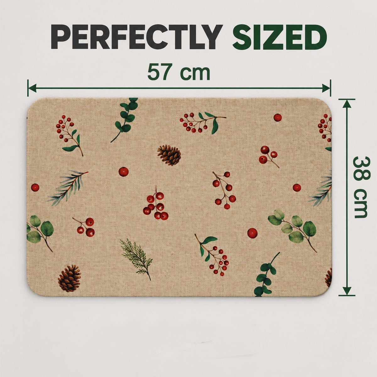 Bath mat size 57x38cm