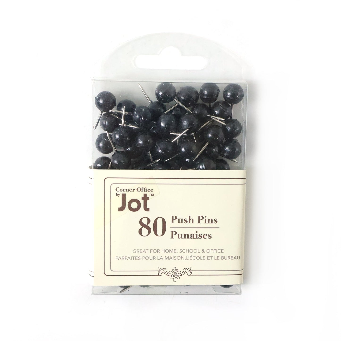 Round Head Push Pins (80 Pc Set)