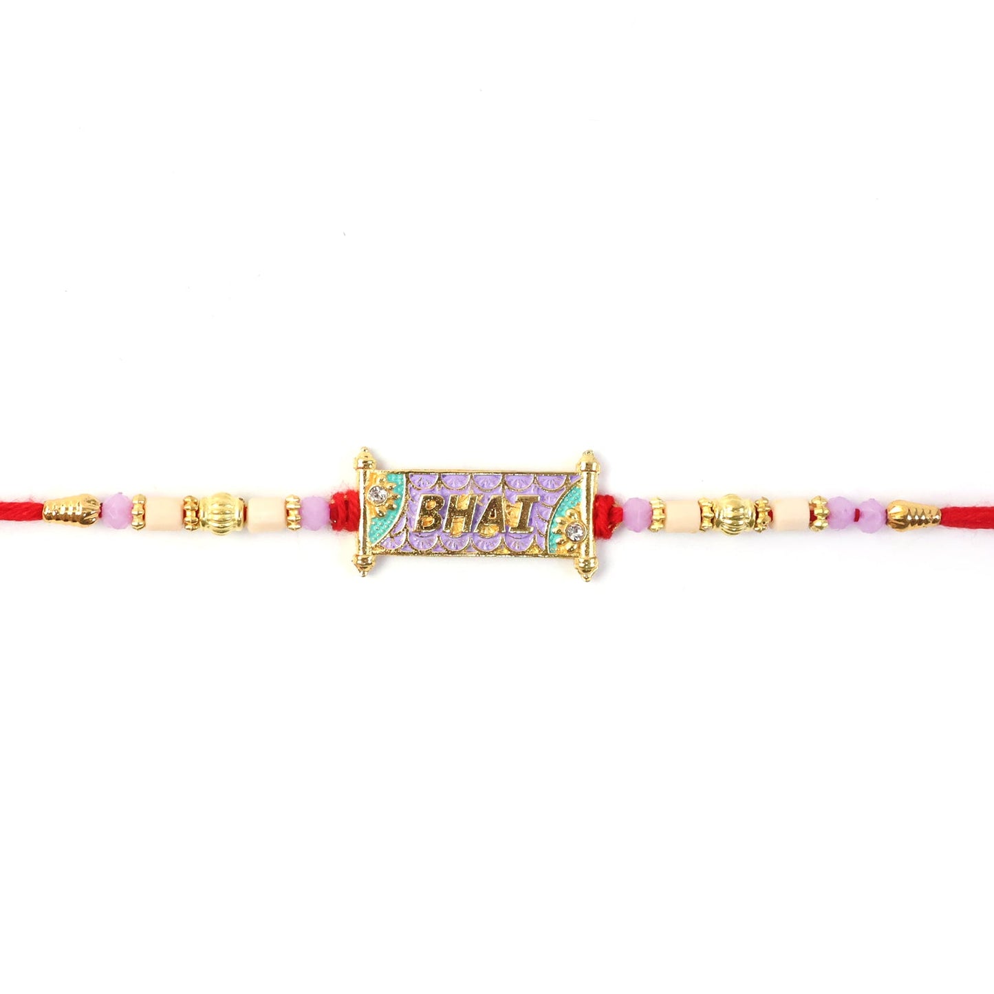Festive colorful bead Rakhi display for Raksha Bandhan