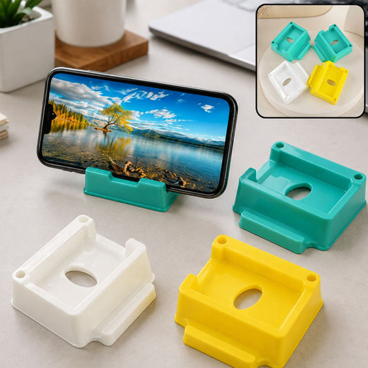 Plastic Mobile Phone Stand Holder (4 Pcs Set)