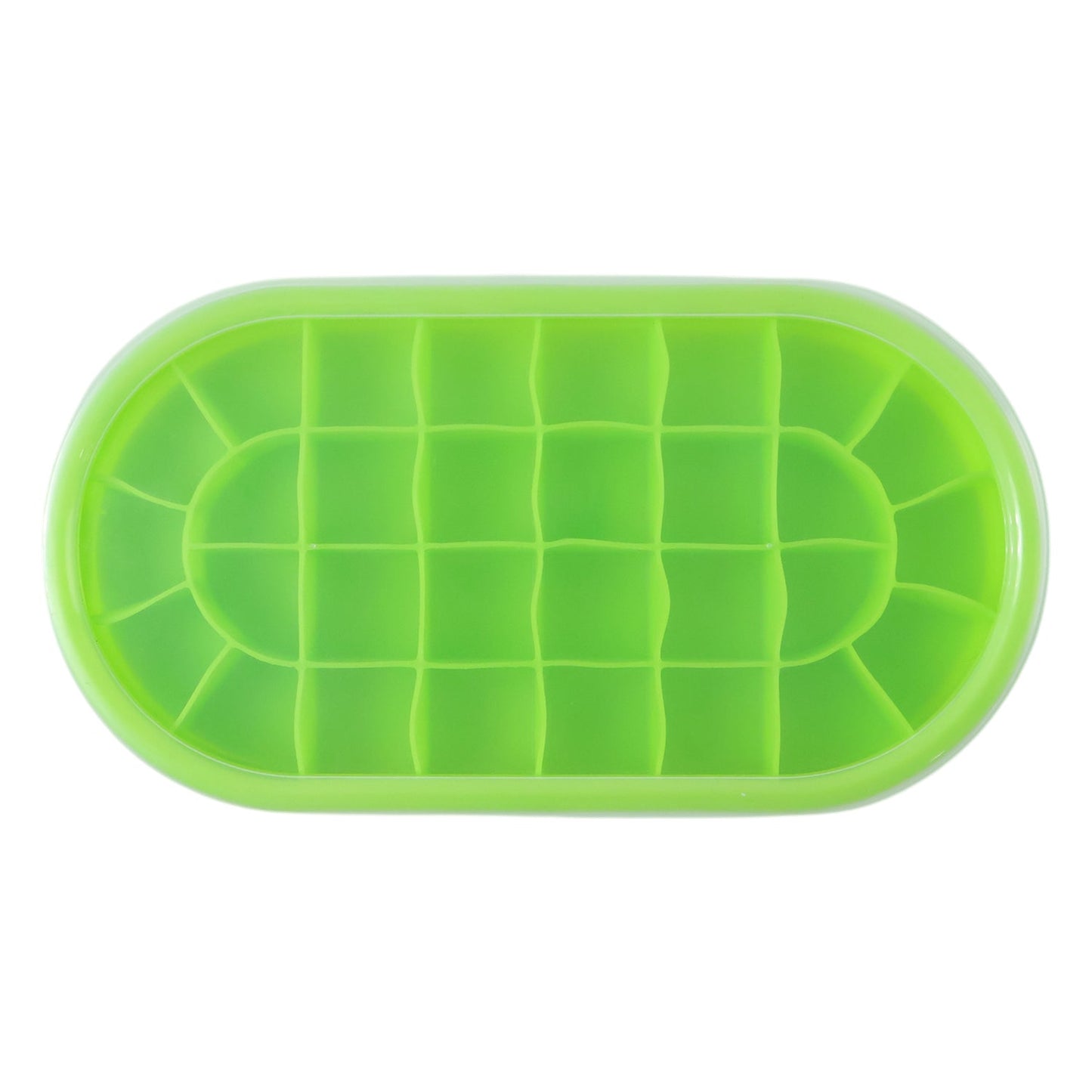 silicone ice cube maker tray oval shape