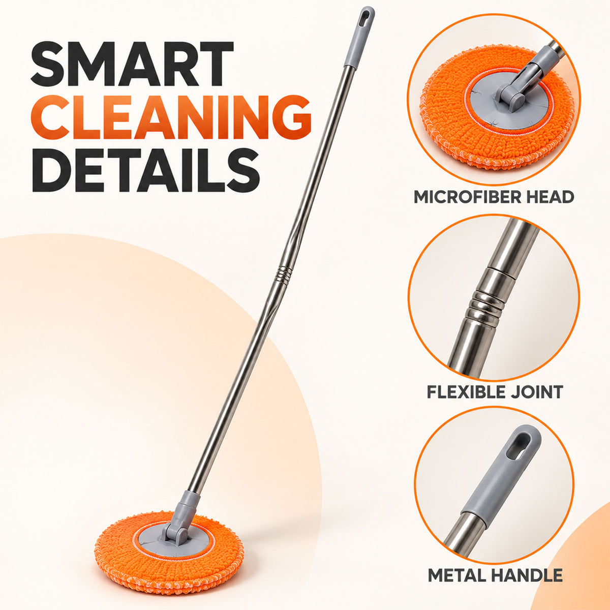 Multipurpose Spin Mop (1 Pc Set)