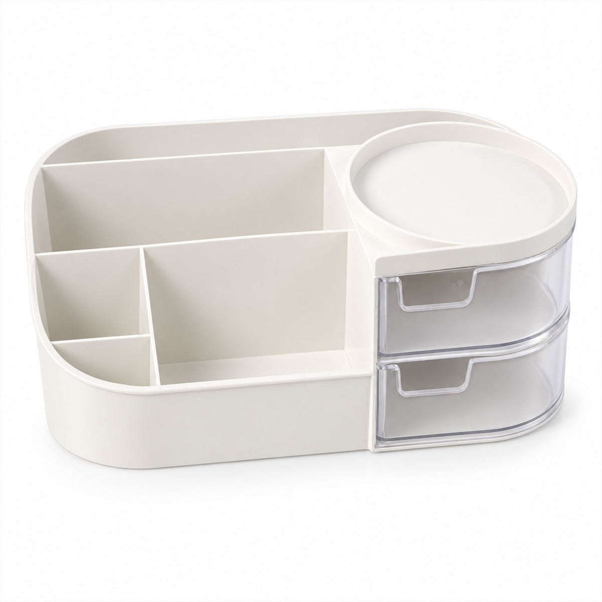 Multi-Functional Plastic Vanity Storage Box