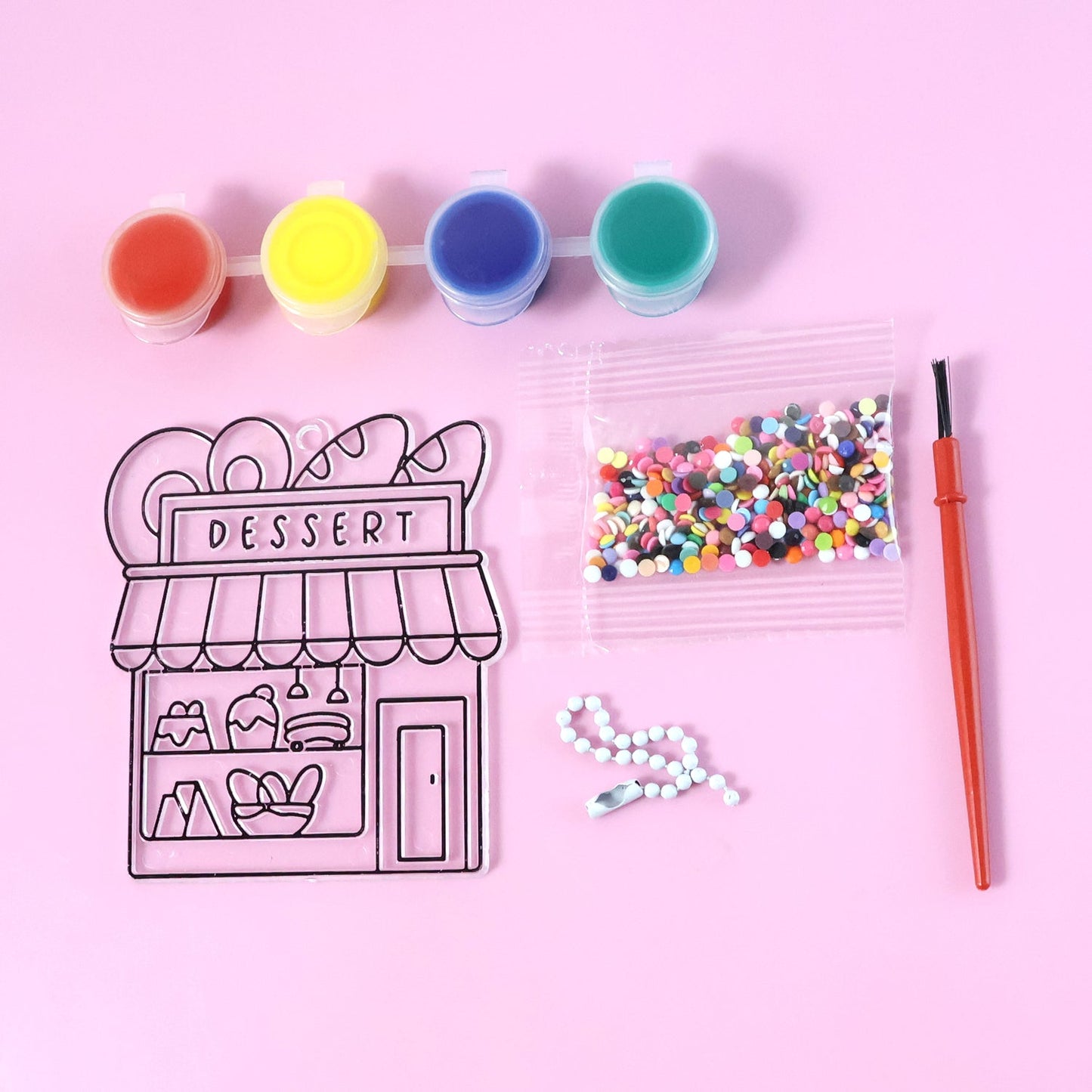 Kids painting craft activity set