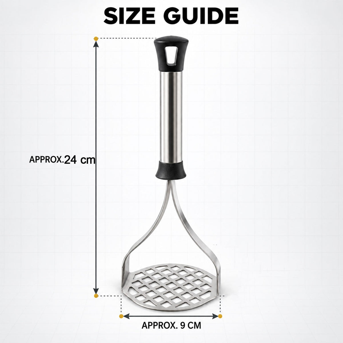 Masher size guide