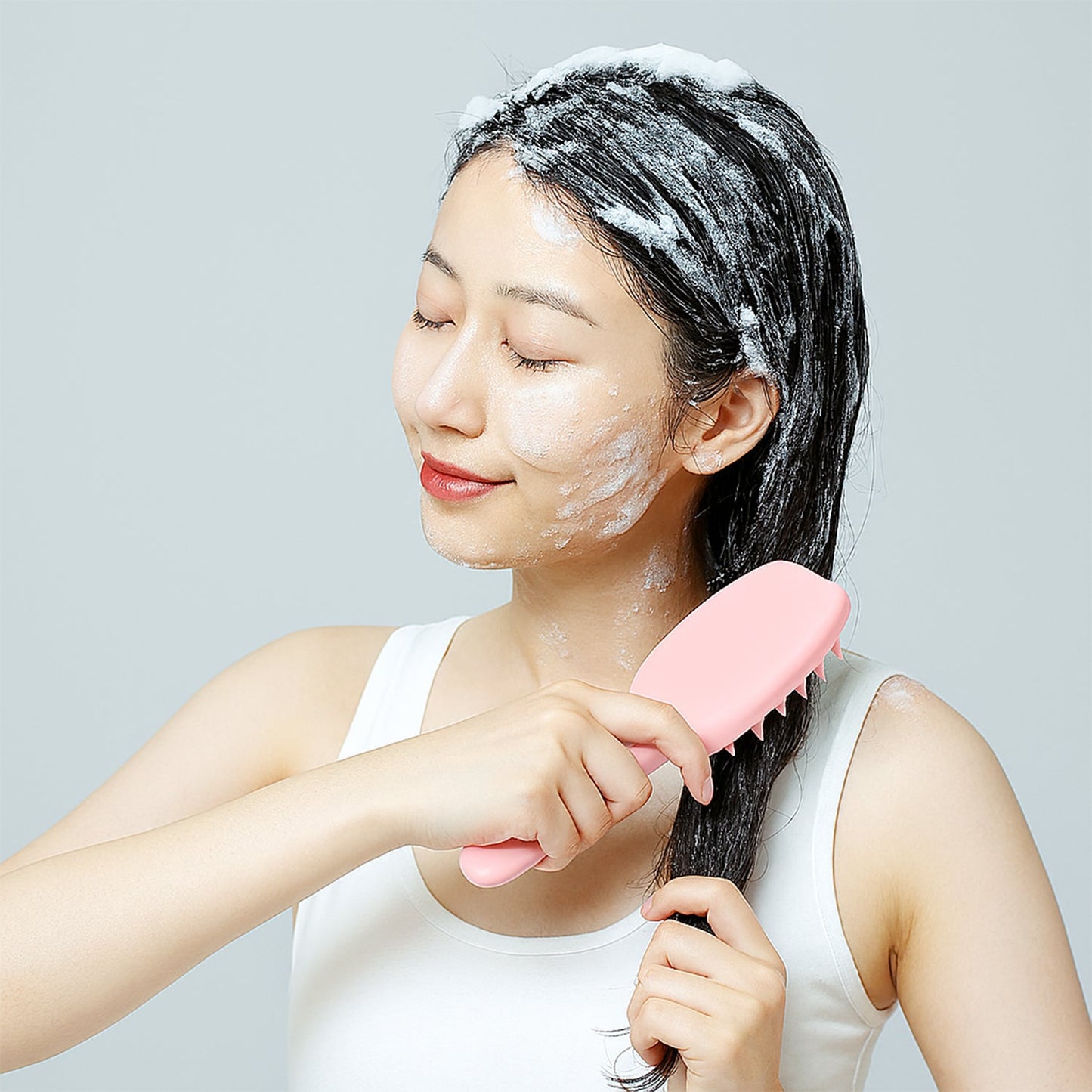 Multipurpose Silicone Scalp Massager Shampoo Brush (1 Pc) (Copy)