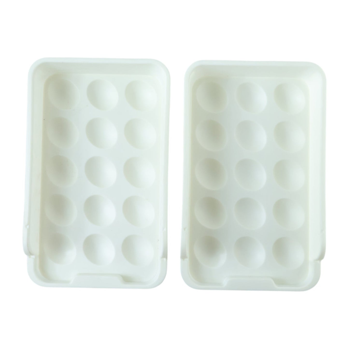 Plastic Egg Storage Tray Holder Set (2 Pc Set)