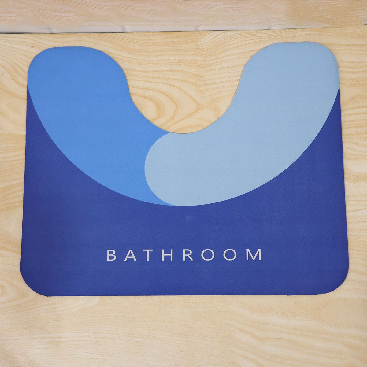 Toilet contour mat bathroom use