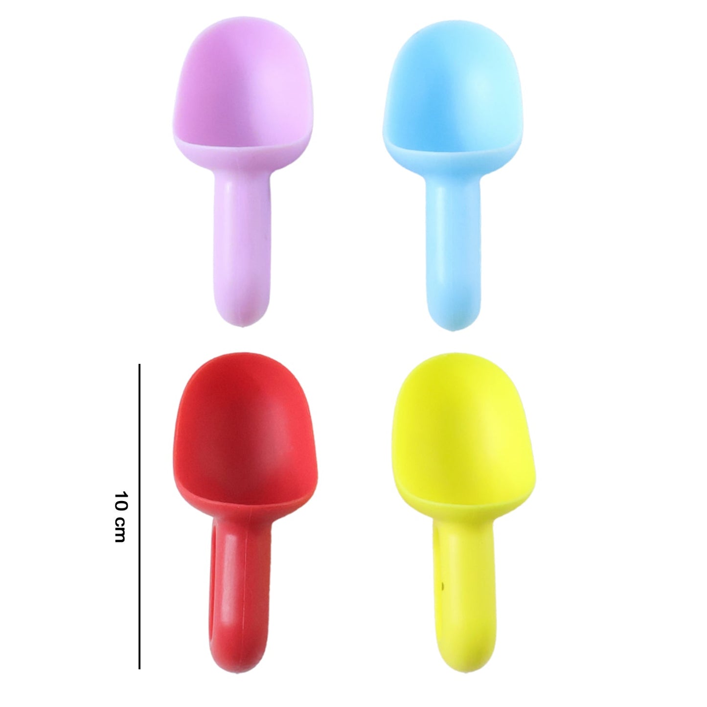 Plastic Ice Cream Scoop Set (4 Pc)