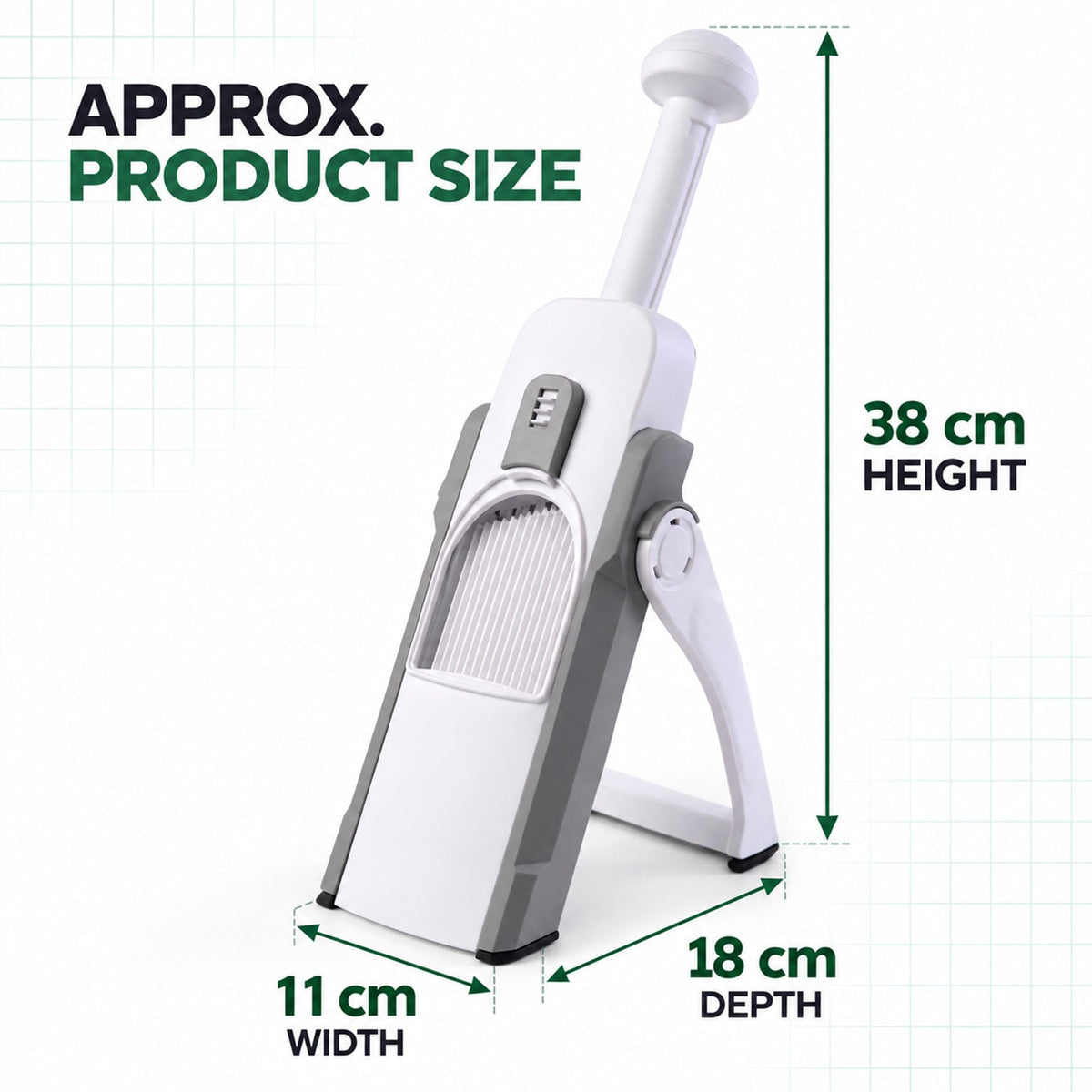 Slicer chopper size guide