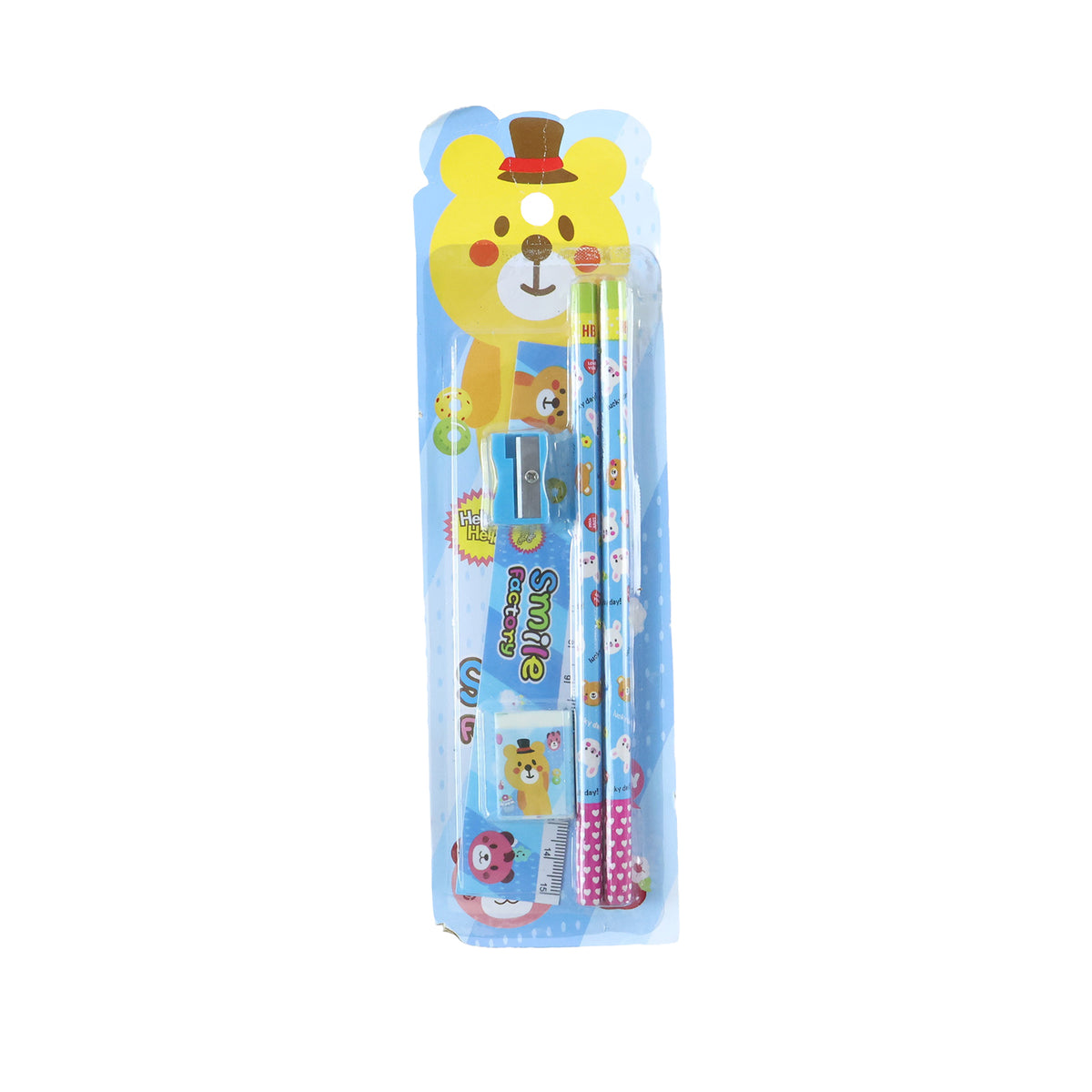 Fun & Functional! 5-in-1 Cartoon Pencil Set for School & Play (5 Pc)