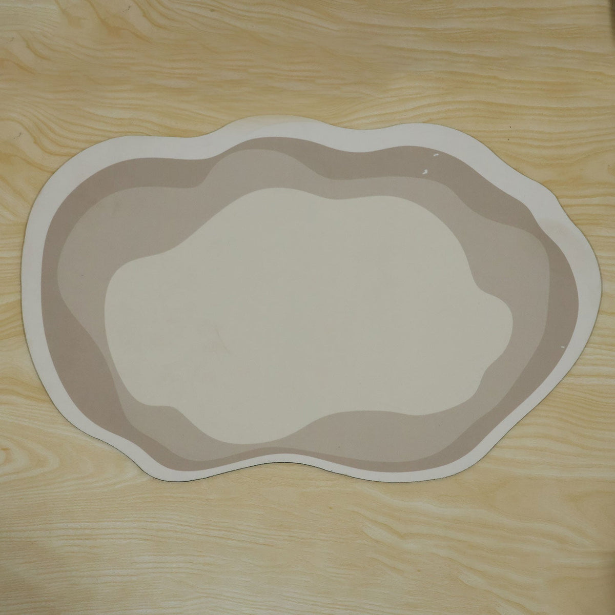 Wavy floor mat home use