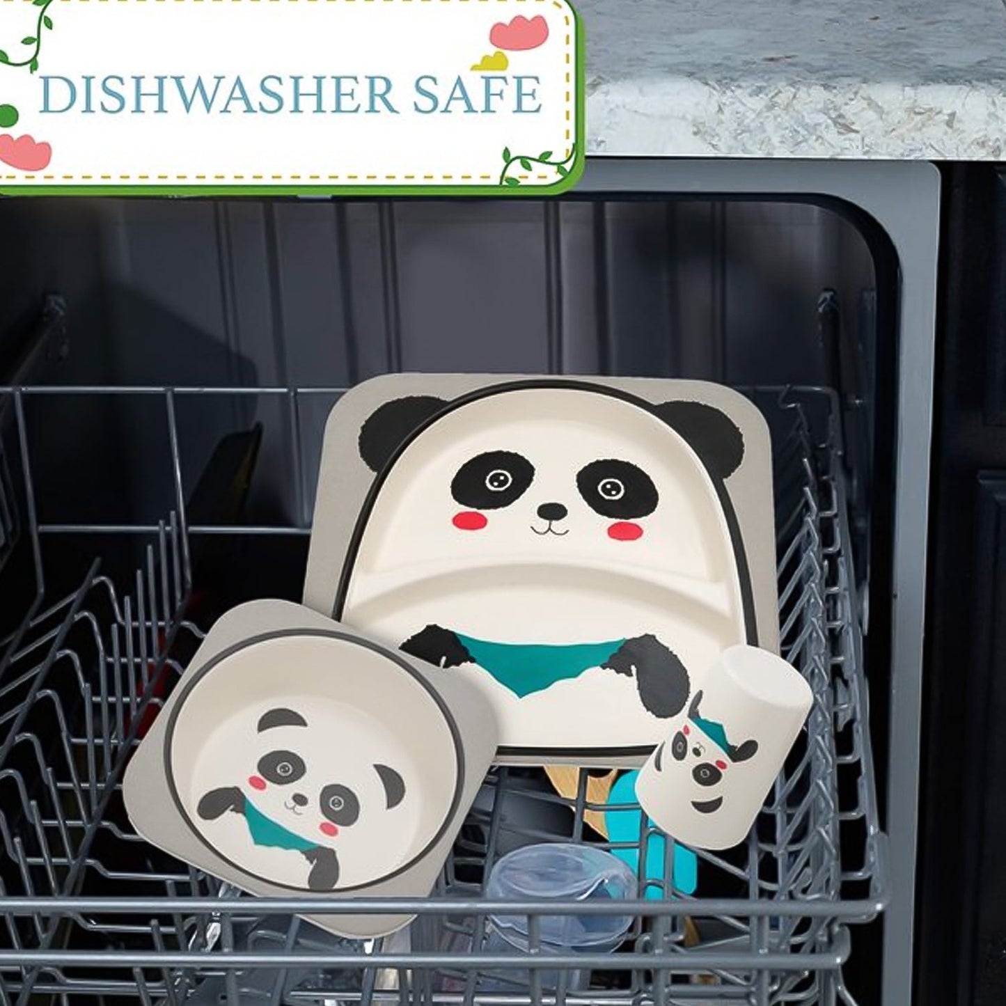 Eco Panda Kids Dining Set â€“ BPA-Free & Reusable