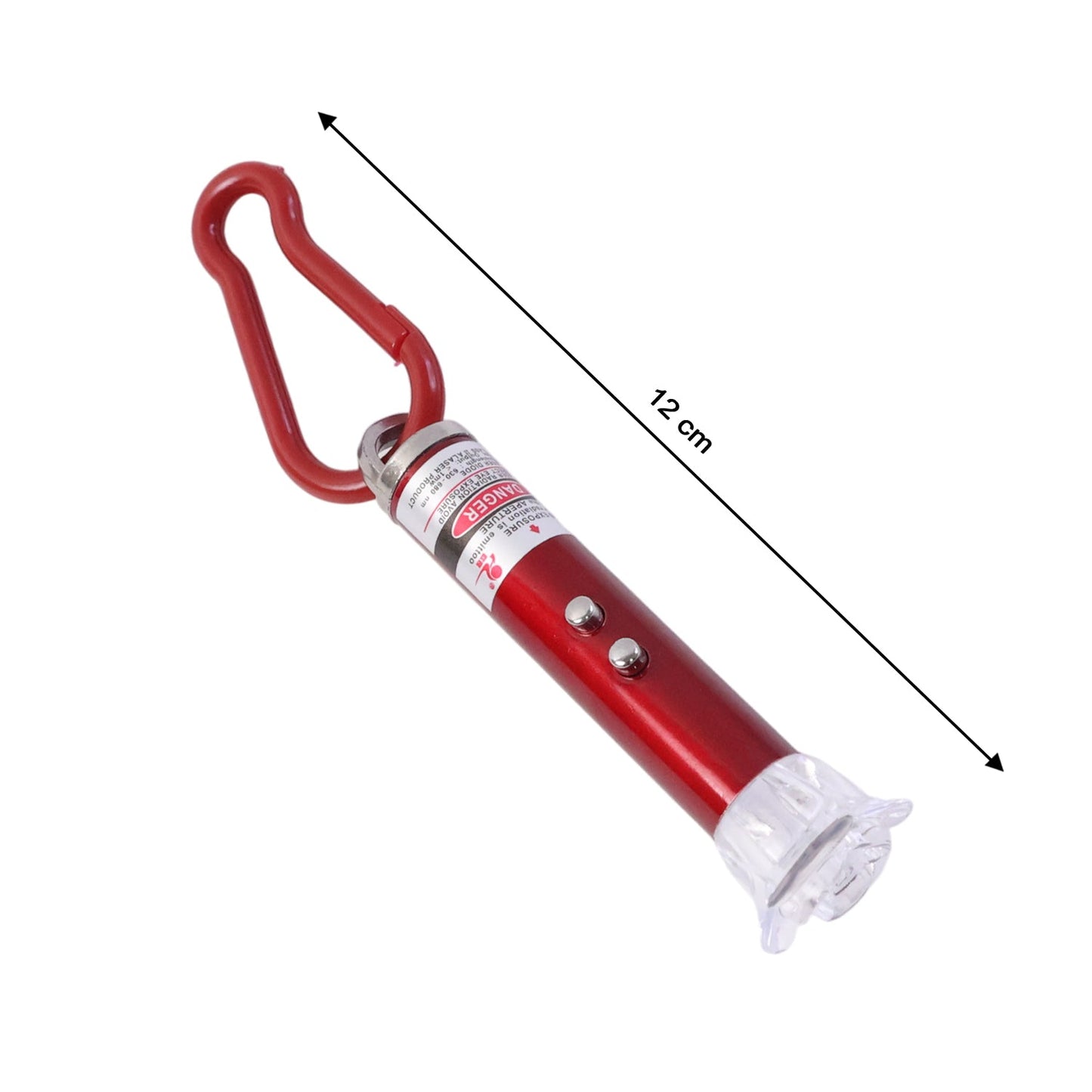 4 in1 Laser Light, LED Flashlight + Torch Keychain + Laser Pointer