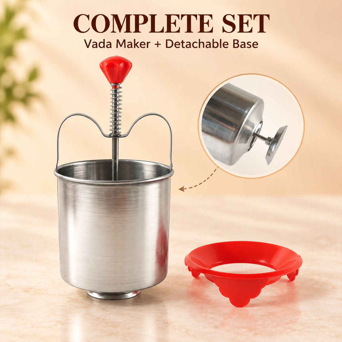 Kitchen Appliances - Medu Wada Vada Donut Maker Dispenser