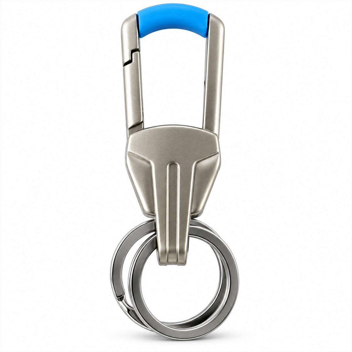 Premium Metal Key Holder with Secure and Stylish Keychain (1 Pc)