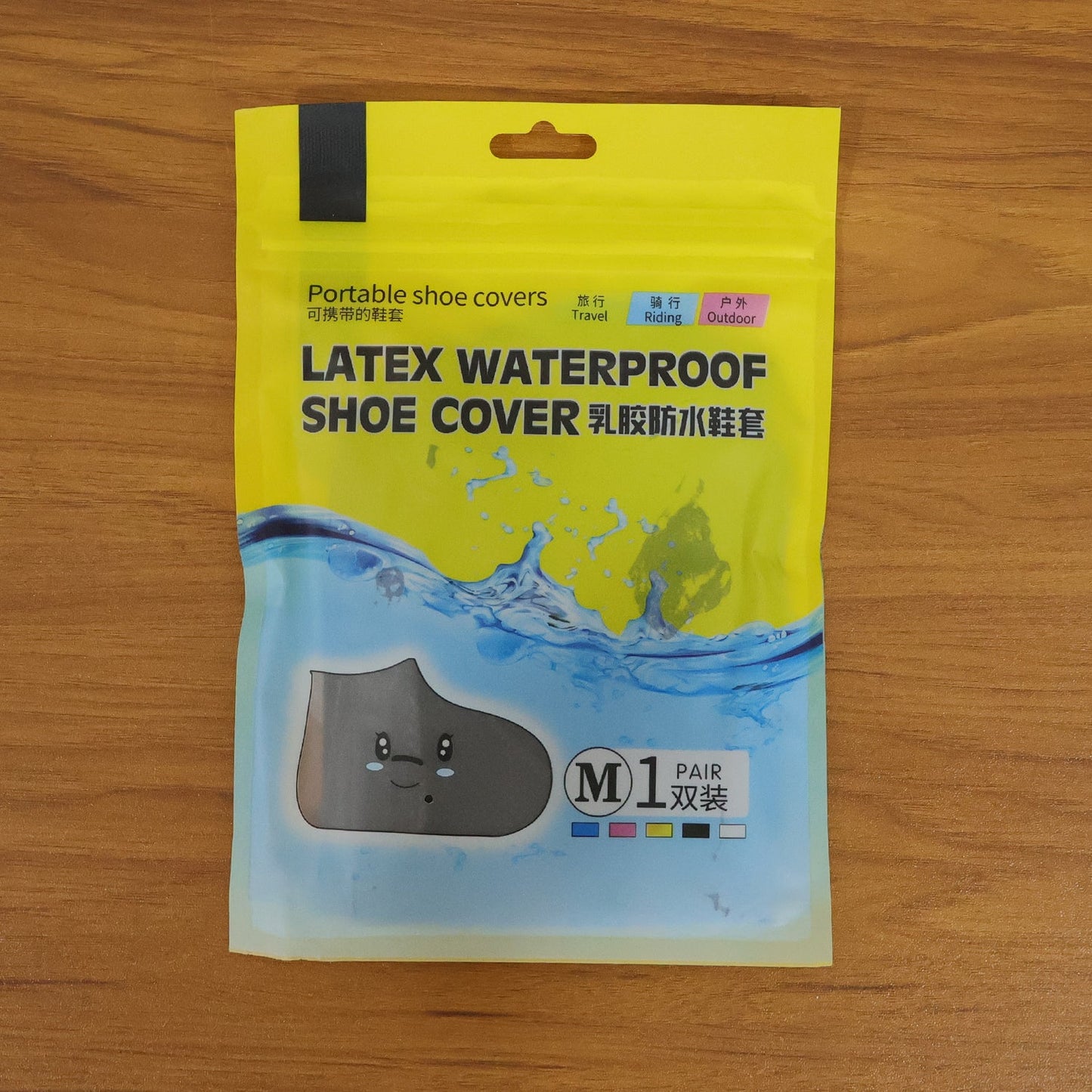 portable rain shoe cover reusable design