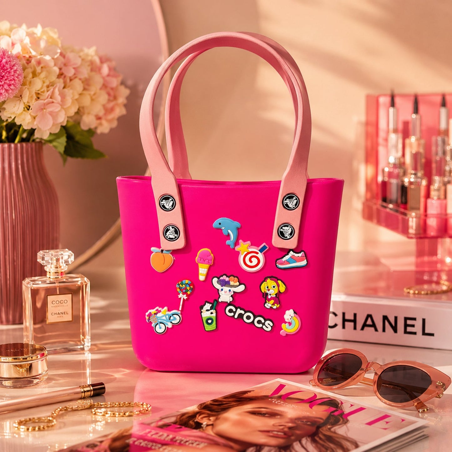 Trendy tote bag casual use