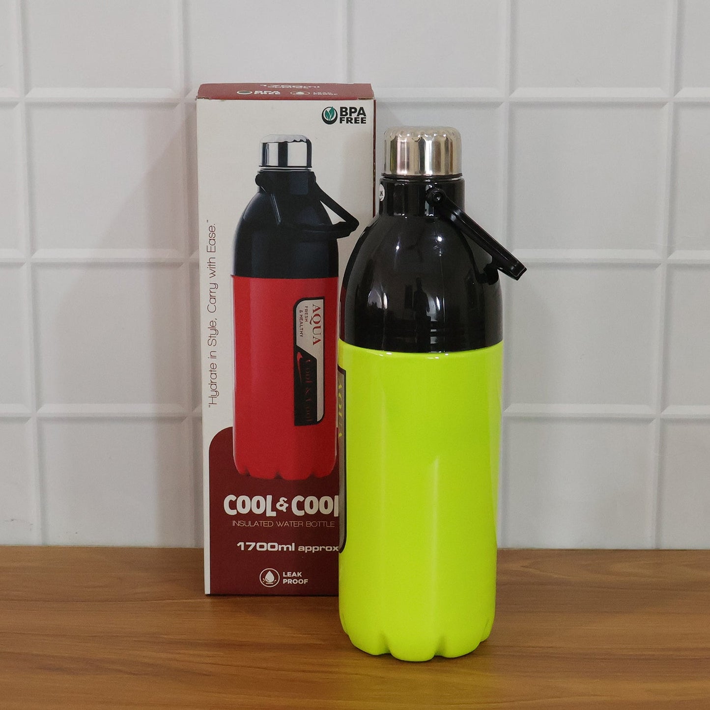 Extra Large Leakproof Water Bottle (1 Pc, 1700ML Approx)