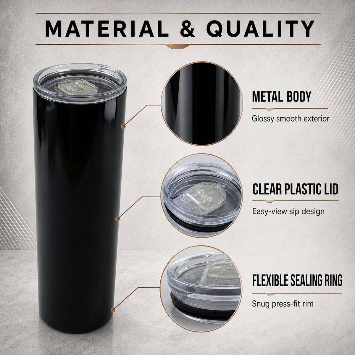 Stainless Steel Travel Mug (600ml Approx)