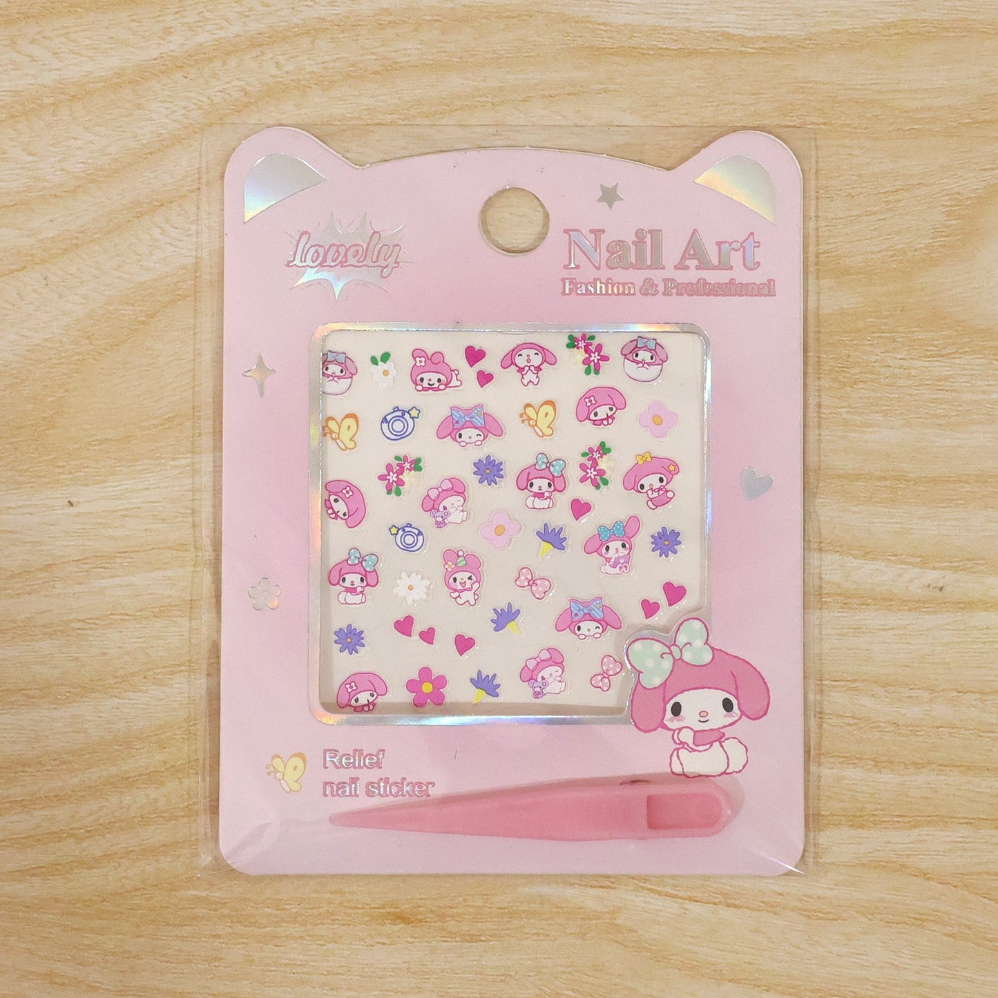 Cute Cartoon Nail Art Sticker Set (1 Set)