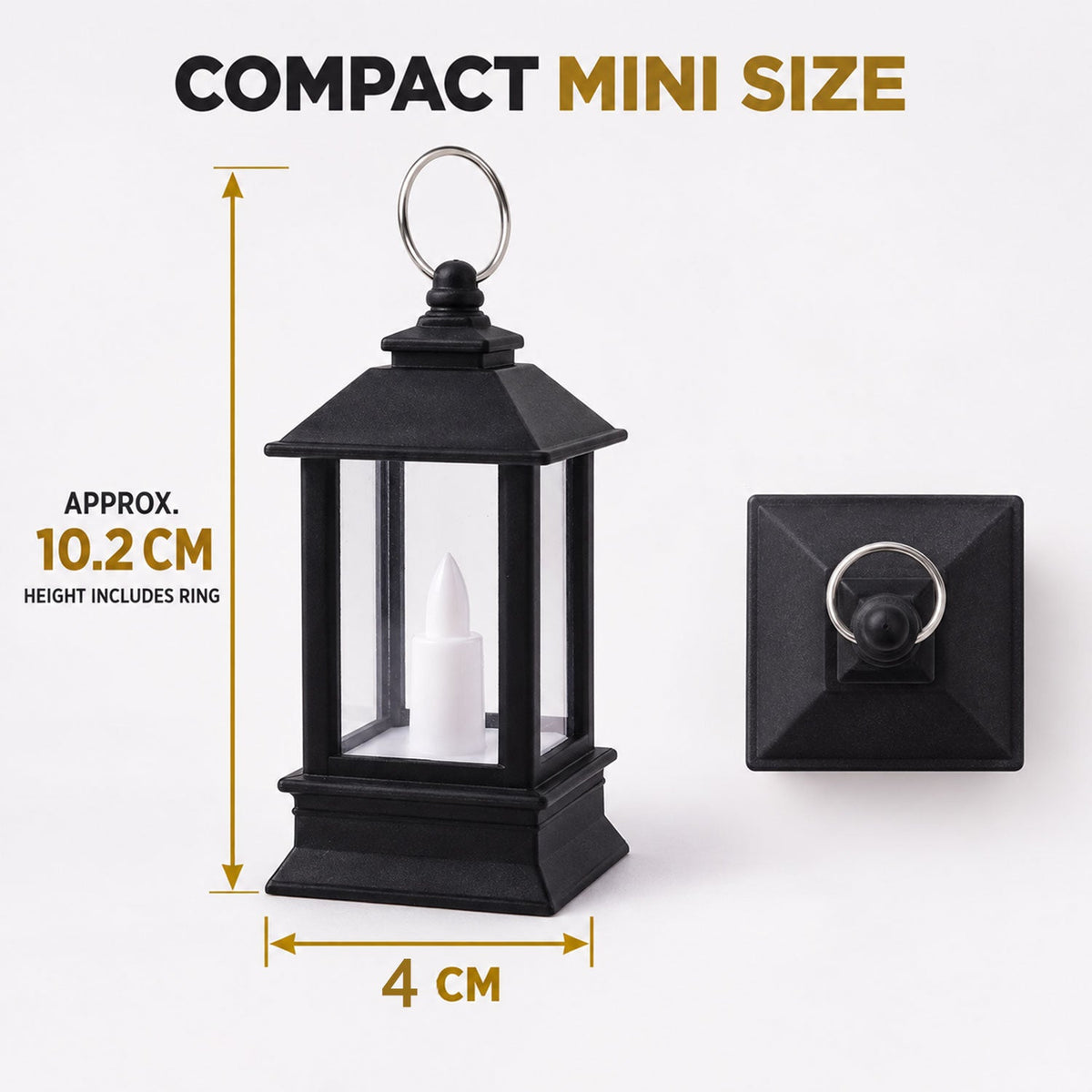 LED candle size guide
