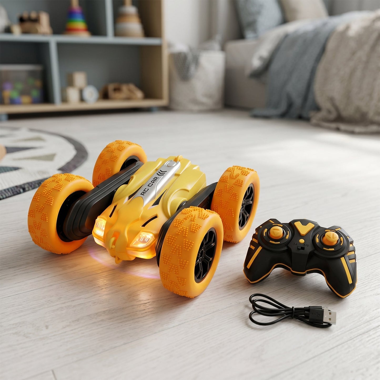 Stunt car indoor outdoor play