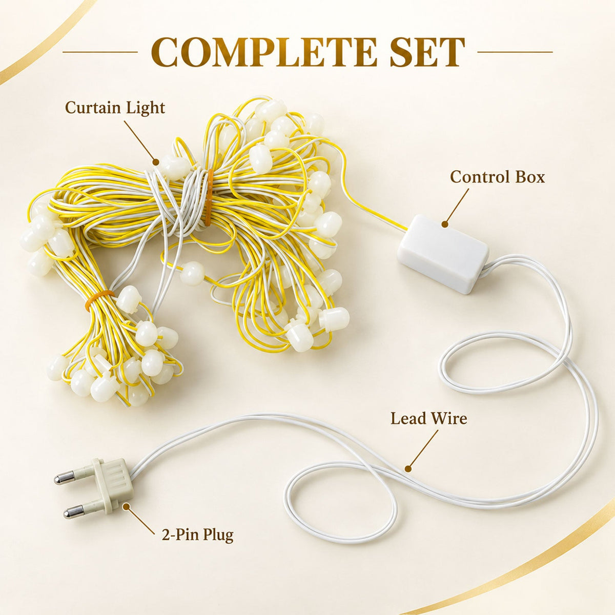 Bulb string lights size 10 metre